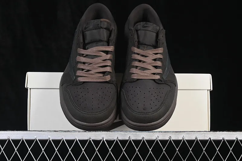 All categories Air Jordan Jordan series basketball shoes Air Jordan 1 Low ZG version Travis Scott x Air Jordan 1 Low OG AJ1 Joe 1 undercut low top full head layer DM7866-202